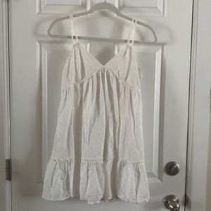 Wild Fable White Eyelet Dress Size S